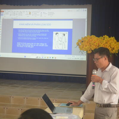 TẬP HUẤN TRIỂN KHAI HOẠT ĐỘNG “CẢI THIỆN DINH DƯỠNG” THUỘC CHƯƠNG TRÌNH MỤC TIÊU QUỐC GIA GIẢM NGHÈO BỀN VỮNG